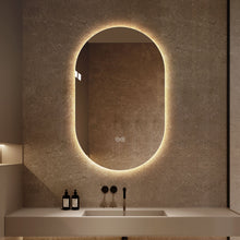 Load image into Gallery viewer, 30" Arch Lighted Frameless Bathroom Vanity Mirror - Silver
