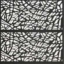 Load image into Gallery viewer, Three Panel Screen Room Divider (720049) - Black
