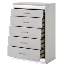 Load image into Gallery viewer, Glam - 5 Drawer Chest With LED Lighting - White