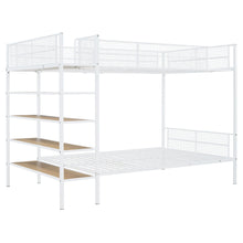 Load image into Gallery viewer, Bunk Bed With 5 Tier Shelves