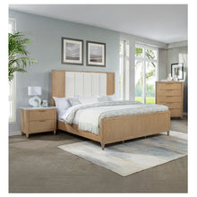 Load image into Gallery viewer, Tall Chest With Full Extension Glides And Accents, Storage Cabinet - Natural Wood