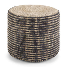Load image into Gallery viewer, Larissa - Handcrafted Round Braided Pouf