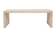 Load image into Gallery viewer, 3 Piece Solid Wood Distressed Sled Coffee And End Tables Set - Natural