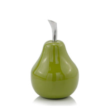 Load image into Gallery viewer, Decorative Pear Tabletop Sculpture (373757) - Green