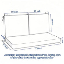 Load image into Gallery viewer, Deep Seat Waterproof Replacement Patio Chair Cushions For Patio Furniture