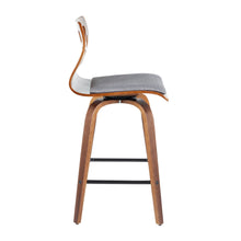 Load image into Gallery viewer, Folia - Mid Century Modern Fixed Height Counter Stool With Swivel (Set of 2)