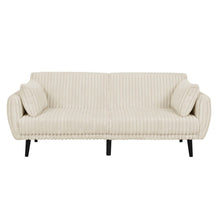 Load image into Gallery viewer, Futon Sofa Bed With Tall Legs