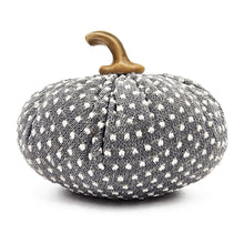Load image into Gallery viewer, Pumpkin Ornament Decor For Holiday Harvest Festival Fall Festival & Thanksgiving (Set of 3) - White / Gray