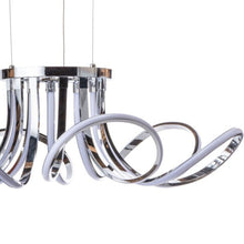 Load image into Gallery viewer, Metallic Six Light Metal LED Dimmable Ceiling Light - Silver