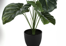 Load image into Gallery viewer, 24" Tall, Artificial Plant, Alocasia, Indoor, Faux, Fake, Table, Greenery, Potted, Real Touch, Decorative - Green / Black