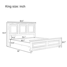 Load image into Gallery viewer, Vintage Tall Headboard Bed