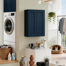 Load image into Gallery viewer, Shaker Wall Cabinet With Soft Close Hinges, Adjustable Shelves, Double Door