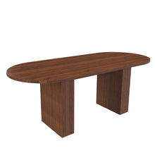 Load image into Gallery viewer, Modern Farmhouse Oval Dining Table With Slim Base