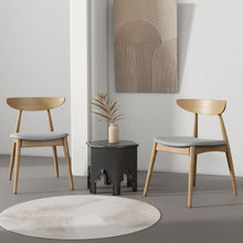 Load image into Gallery viewer, Ergonomic Back Dining Chairs (Set of 2)