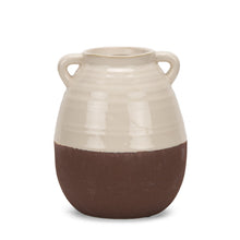 Load image into Gallery viewer, Amphora Table Vase (608356) - Brown / Cream