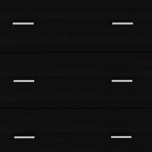 Load image into Gallery viewer, 3 Drawer Dresser Wood - Black