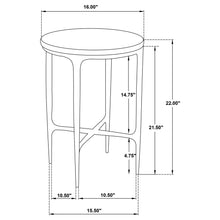 Load image into Gallery viewer, Prussia - Round Side Table - White Marble