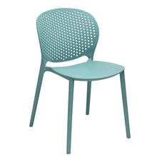 Load image into Gallery viewer, Heavy Duty Plastic Dining Side Chairs (Set of 4) - Blue