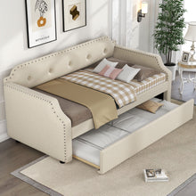 Load image into Gallery viewer, Upholstered Daybed With Trundle