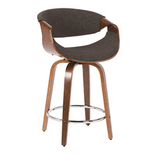 Load image into Gallery viewer, Curvini - Mid Century Modern Counter Stool (Set of 2)