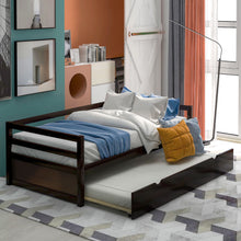 Load image into Gallery viewer, Twin Daybed With Trundle Frame Set