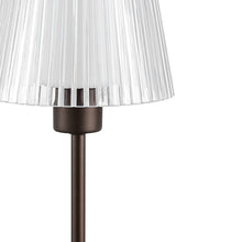 Load image into Gallery viewer, 13" USB Table Lamp With Empire Shade - Antiqued Bronze