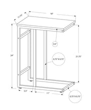 Load image into Gallery viewer, Accent Table, C - Shaped, Modern Design - Black