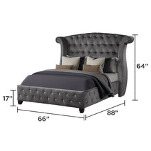 Load image into Gallery viewer, Sophia - Upholstered Bed