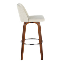 Load image into Gallery viewer, Toriano - Contemporary, Fixed Height Barstool Swivel & Round Footrest (Set of 2)