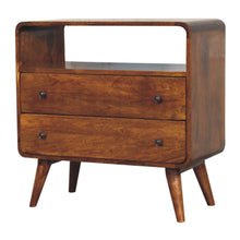 Load image into Gallery viewer, Curved Charm Console - Brown