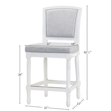 Load image into Gallery viewer, Stool With Upholstered Seat And Back