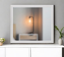 Load image into Gallery viewer, 35" Framed Dresser Mirror - White