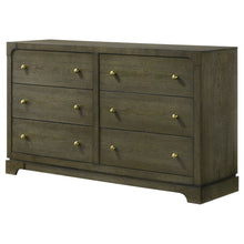 Load image into Gallery viewer, Sundance - 6 Drawer Dresser Cabinet - Dark Brown