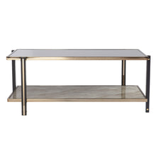 Load image into Gallery viewer, Mirrored Metal Rectangular Mirrored Coffee Table - Champagne