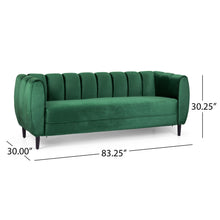 Load image into Gallery viewer, Miranda - Modern Glam Velvet 3 Seater Sofa