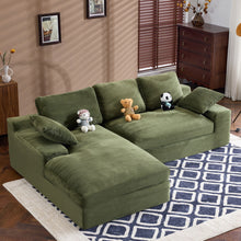 Load image into Gallery viewer, Compressed Sofa With 3 Back Cushions, 2 Throw Pillows