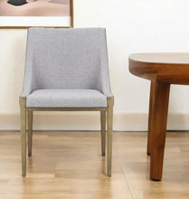 Load image into Gallery viewer, Upholstered Fabric Dining Side Chair - Gray