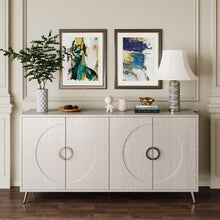 Load image into Gallery viewer, Modern Lacquered 4 Door Wooden Cabinet Sideboard Buffet Server Cabinet Storage Cabinet, For Living Room, Entryway, Hallway, Office, Kitchen And Dining Room