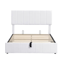 Load image into Gallery viewer, Elegant Upholstered Platform Bed With Hydraulic Storage System