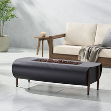 Load image into Gallery viewer, Vernon - Rectangle Fire Pit 50, 000 Btu - Dark Gray