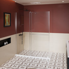 Load image into Gallery viewer, Guyou Glass Shower Door, Sliding Door Dual Usage - Chrome