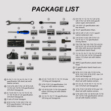 Load image into Gallery viewer, Tool Box With 266 Pieces Hand Tool Set - Black