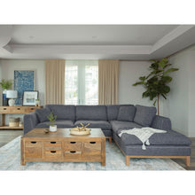 Load image into Gallery viewer, Harlan - L-Shape Upholstered Sectional With Pillows - Gray