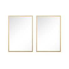 Load image into Gallery viewer, 36" Framed Bathroom Vanity Mirror - Gold