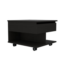 Load image into Gallery viewer, Manufactured Wood Rectangular Lift Top Coffee Table With Drawer - Black