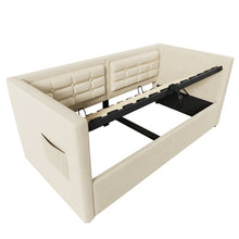 Load image into Gallery viewer, Upholstered Hydraulic Storage Daybed With USB & Type C Charging