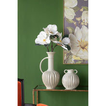 Load image into Gallery viewer, Round With Handles Table Vase - Sage / Gray