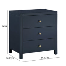 Load image into Gallery viewer, Nevarre - 3 Drawer Nightstand
