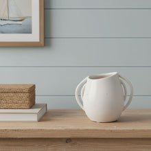 Load image into Gallery viewer, Speckle Amphora Table Vase - Cream