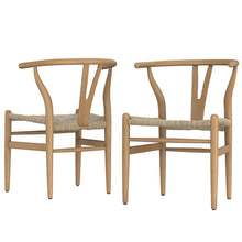 Load image into Gallery viewer, Dining Parsons Chair (Set of 2) - Natural